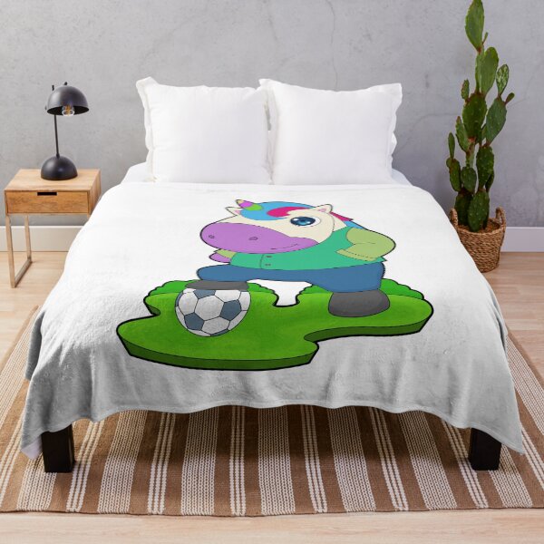 Item preview, Unicorn Soccer player Soccer designed and sold by Snabdesign84.