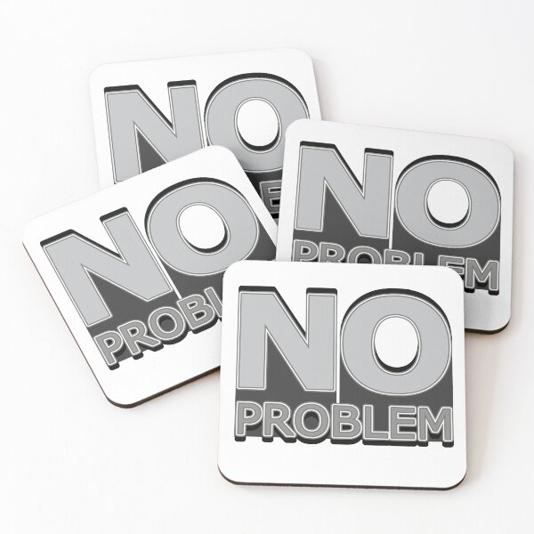 Item preview, No Problem – Chill Quote for a Laid-Back, Positive Vibe designed and sold by ArtsyExplorer.