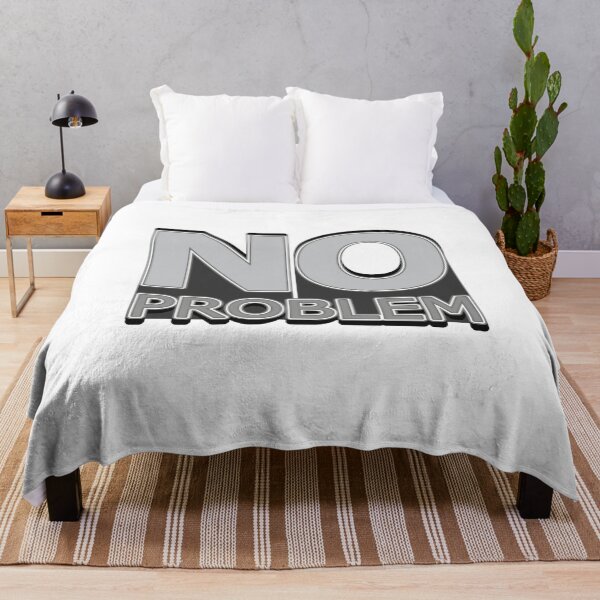 Item preview, No Problem – Chill Quote for a Laid-Back, Positive Vibe designed and sold by ArtsyExplorer.