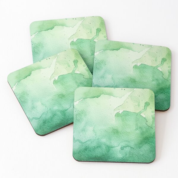 Item preview, Abstract Green Watercolor 1 designed and sold by SparroCreative.