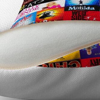 Alternate view of Musicals Throw Pillow