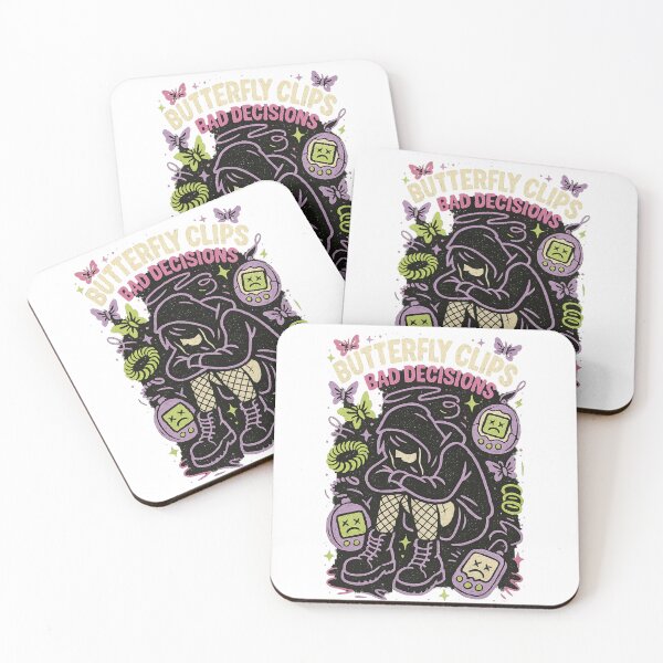 Item preview, Butterfly Clips and Bad Decisions designed and sold by STATICDUST.