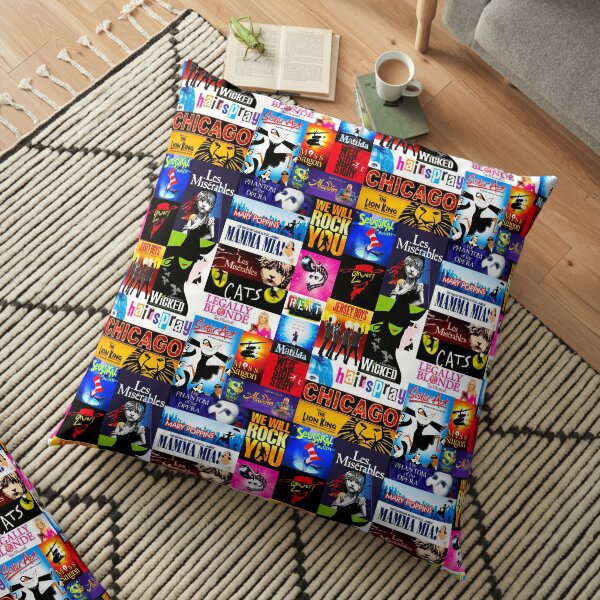 Musicals Floor Pillow