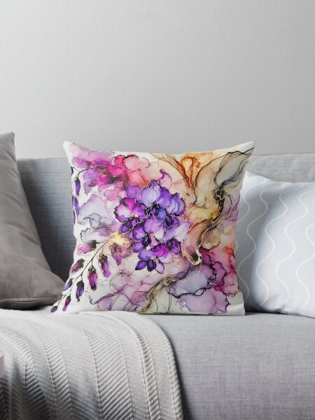 Artikel-Vorschau von Wisteria x Bold ｜ Alkoholtinten-Kunststil, designt und verkauft von PetitsArts.