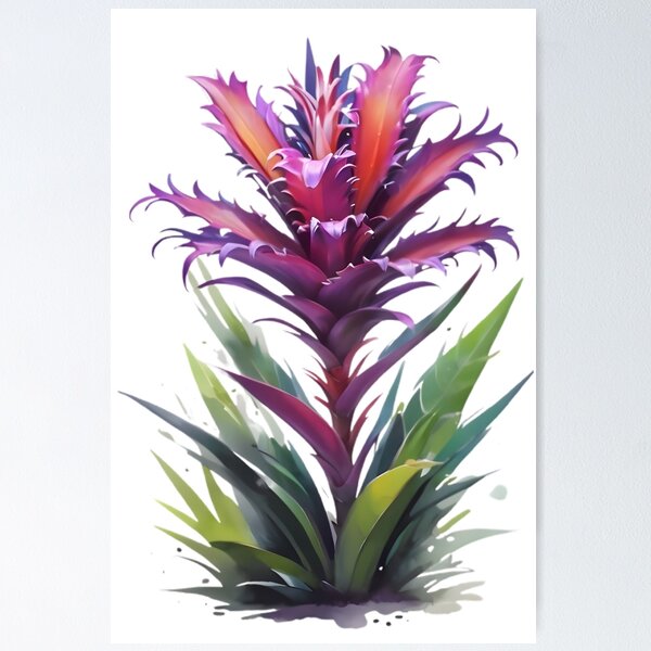 Item preview, Purple Bromeliad designed and sold by HOMETOWN86.