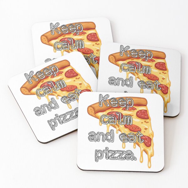 Item preview, Keep calm and eat pizza. designed and sold by Megaera8.