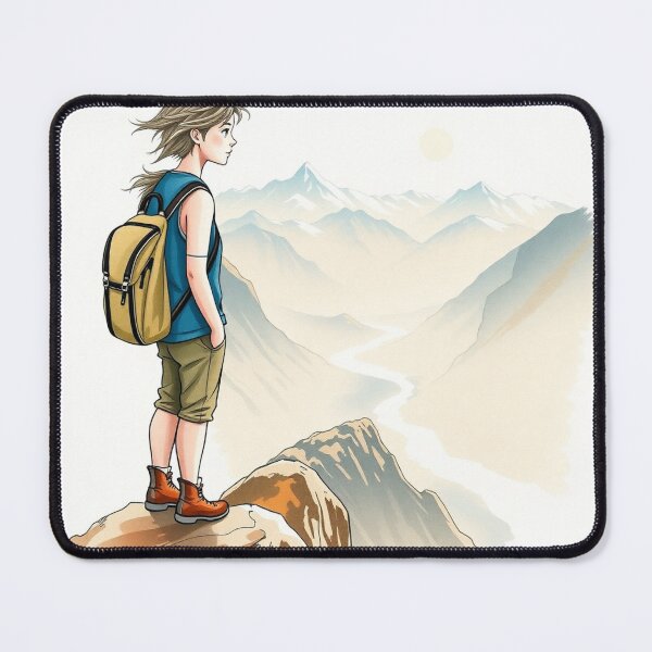 Item preview, Whispers of the Wilderness A Hiker's Journey Dawn designed and sold by C1self.