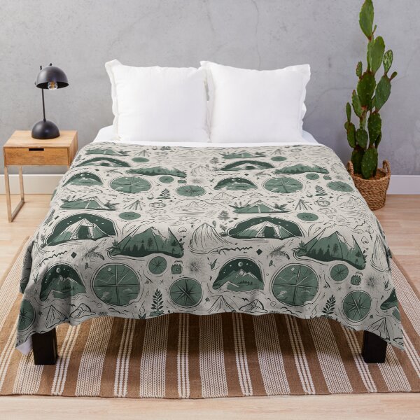 Item preview, Camping Pattern Design designed and sold by Domo-Design.