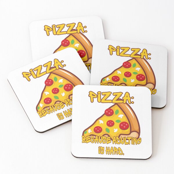 Item preview, Pizza: Because adulting is hard. designed and sold by Megaera8.