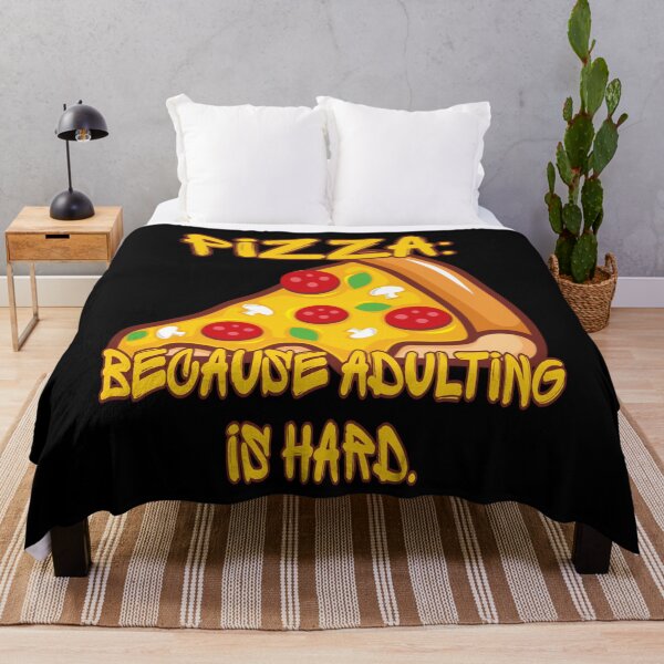 Item preview, Pizza: Because adulting is hard. designed and sold by Megaera8.