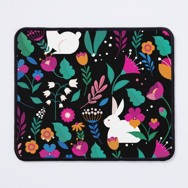 Item preview, Bunny retro floral aesthetic garden celebration spring flowers designed and sold by NadiTrends.