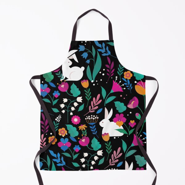 Item preview, Bunny retro floral aesthetic garden celebration spring flowers designed and sold by NadiTrends.