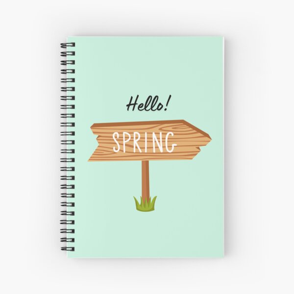 Item preview, Hello Spring – Spring Plaque with Inscription designed and sold by DaliaArtEdyta.