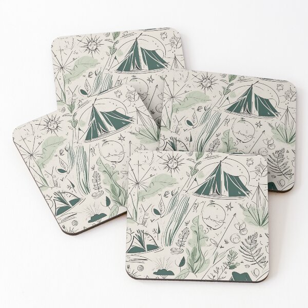 Item preview, Camping Pattern Design 4 designed and sold by Domo-Design.