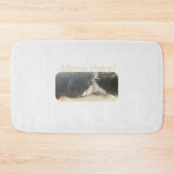 Item preview, Meow there! Mr. Darcy, tuxedo cat designed and sold by Sandy Maya's Artwork.