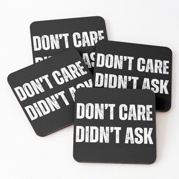 Item preview, don't care didn't care designed and sold by sydney-syder.