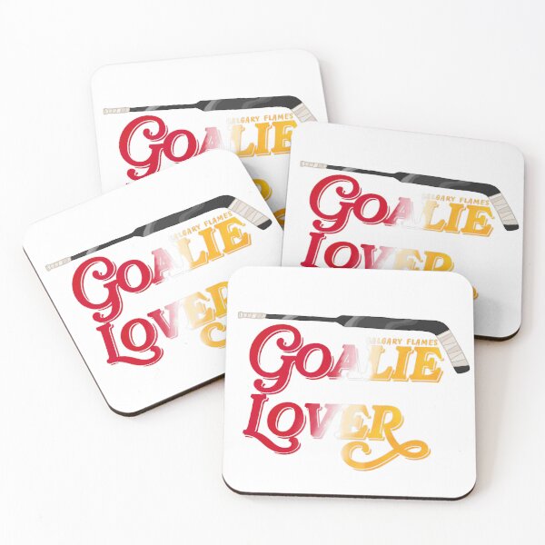 Item preview, goalie lover - calgary hockey designed and sold by SloaneDesigns.