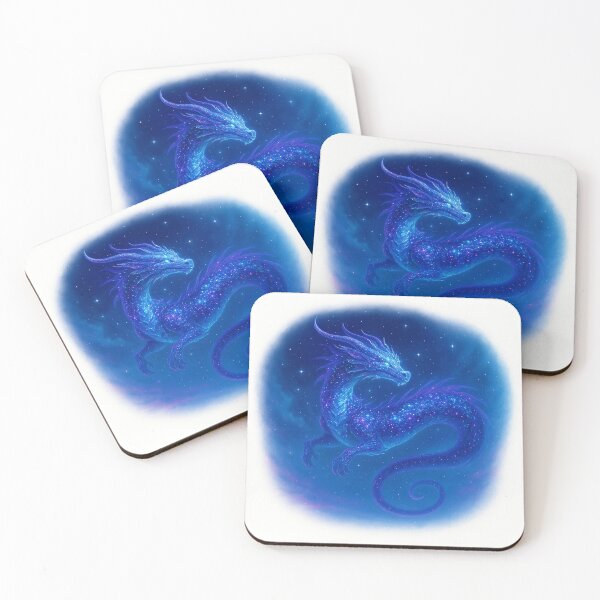 Item preview, Luminous Galactic Dragon in the Starry Sky designed and sold by achille-m.