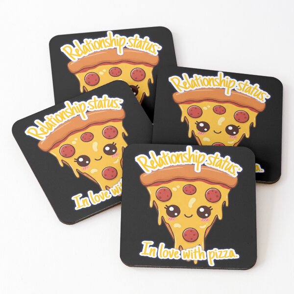 Item preview, Relationship status: in love with pizza. designed and sold by Megaera8.