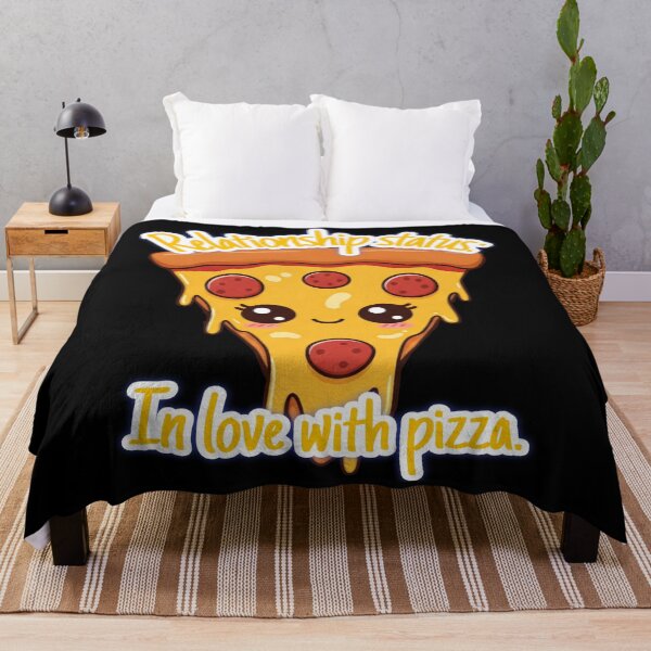 Item preview, Relationship status: in love with pizza. designed and sold by Megaera8.