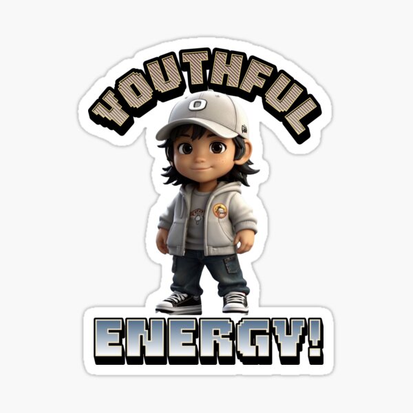 Item preview, Chibi Style Cool Kid in Casual Streetwear designed and sold by OxenPrintshoppe.