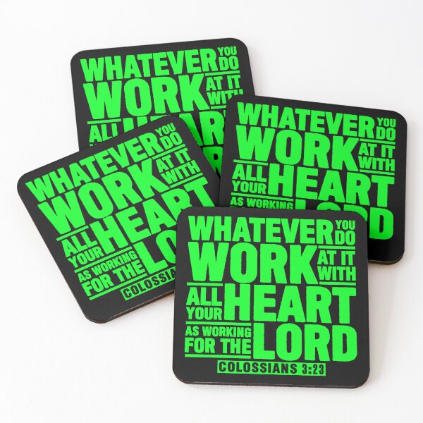 Item preview, Colossians 3:23 Work For The Lord designed and sold by plushism.