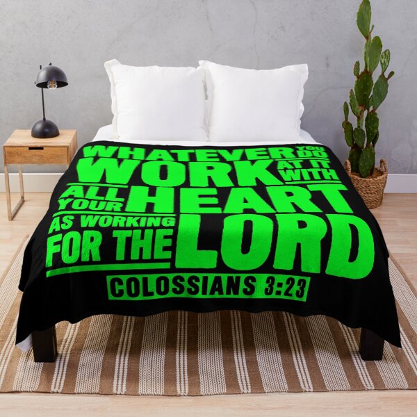 Item preview, Colossians 3:23 Work For The Lord designed and sold by plushism.