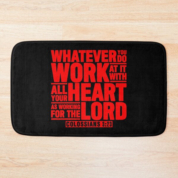 Item preview, Colossians 3:23 Work For The Lord designed and sold by plushism.