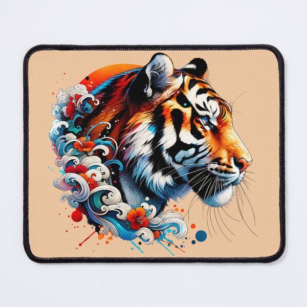 Item preview, Japanese style tiger designed and sold by Ultimate-Rabbit.