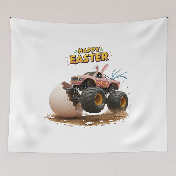 Item preview, Happy Easter Text Design - Festive Easter Typography Art designed and sold by Colorful-Garden.