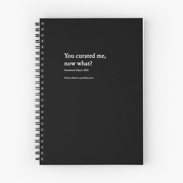 Item preview, You curated me, now what? - white type #04 designed and sold by loeeriestudio.