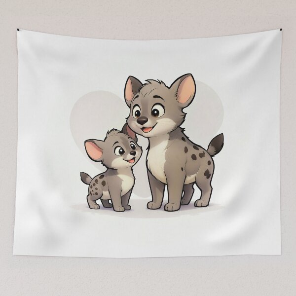 Item preview, Hyena family designed and sold by QuanntixArt.