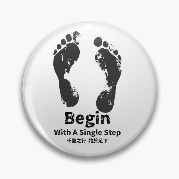 Item preview, Begin With A Single Step, Footprint designed and sold by hoyala.