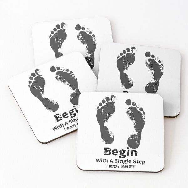Item preview, Begin With A Single Step, Footprint designed and sold by hoyala.