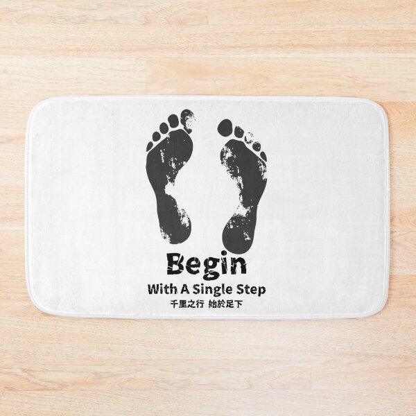 Item preview, Begin With A Single Step, Footprint designed and sold by hoyala.