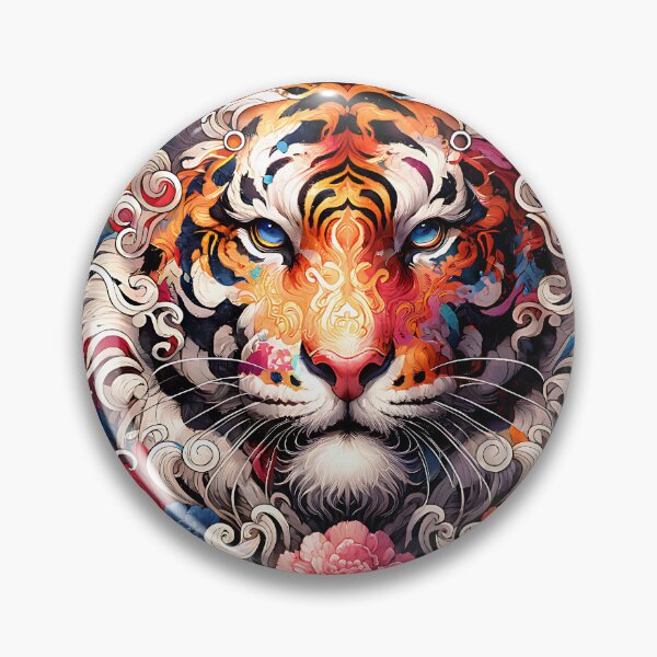Item preview, colorful fantasy tiger designed and sold by Ultimate-Rabbit.