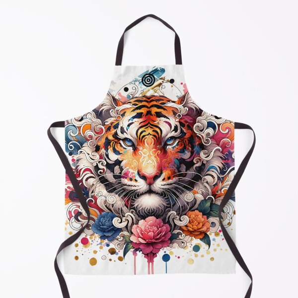 Item preview, colorful fantasy tiger designed and sold by Ultimate-Rabbit.