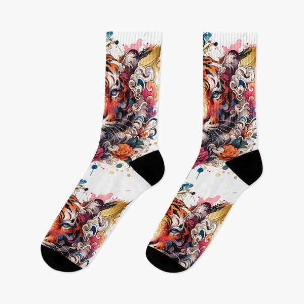 Item preview, colorful fantasy tiger designed and sold by Ultimate-Rabbit.