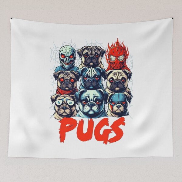 Item preview, Nine Unique Pugs designed and sold by Aise06.