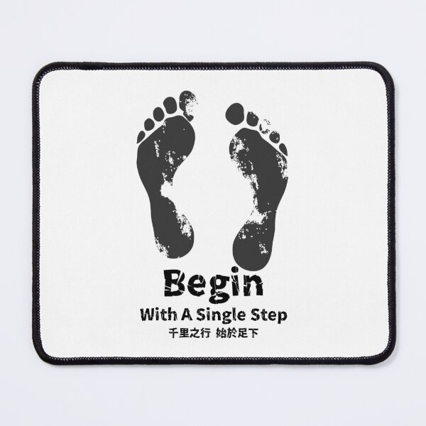 Item preview, Begin With A Single Step, Footprint designed and sold by hoyala.