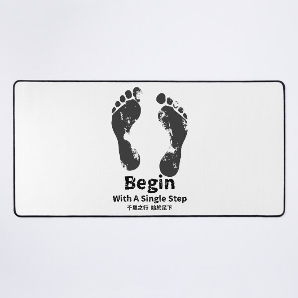 Item preview, Begin With A Single Step, Footprint designed and sold by hoyala.