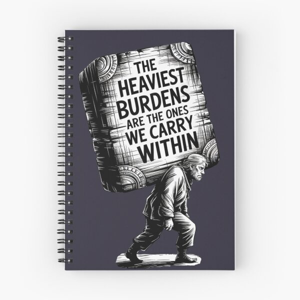Item preview, The Heaviest Burdens Are The Ones We Carry Within designed and sold by SurrealArtSzysz.