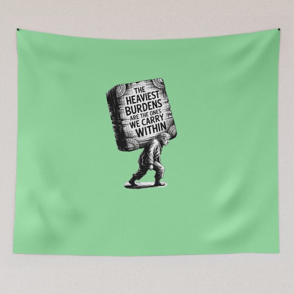Item preview, The Heaviest Burdens Are The Ones We Carry Within designed and sold by SurrealArtSzysz.