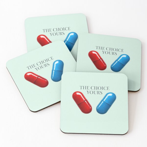 Item preview, The Choice is Yours - Red or Blue designed and sold by Aise06.