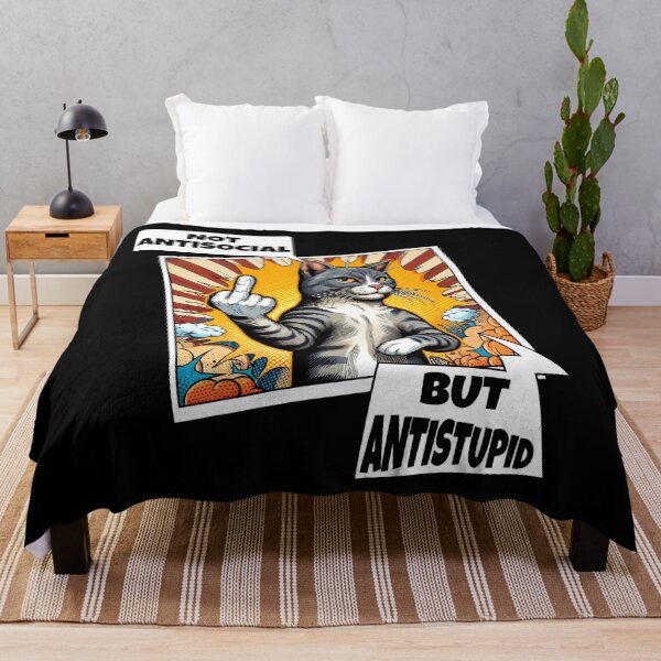 Item preview, Not antisocial but anti-stupid designed and sold by Ultimate-Rabbit.