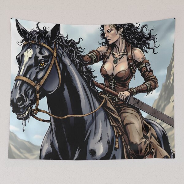 Item preview, Femme Fatale on the Stallion designed and sold by Huskyyy Designs.