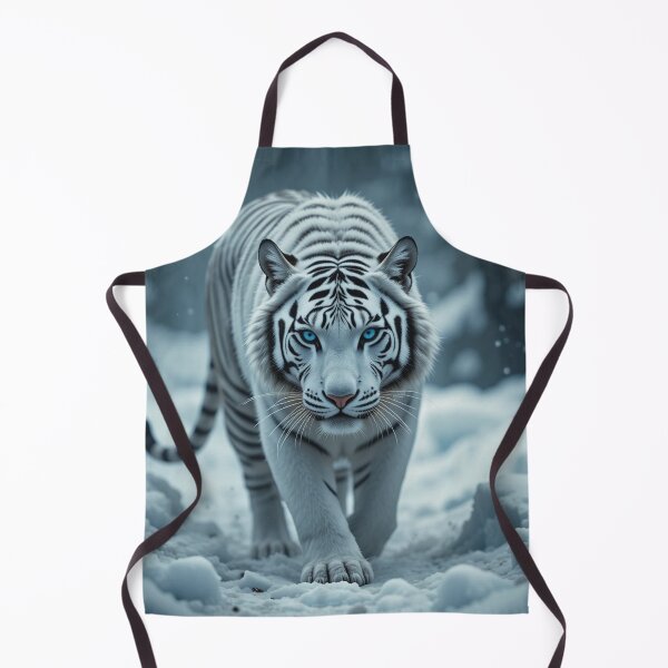 Item preview, majestic white tiger with striking blue eyes designed and sold by InezPhotography.