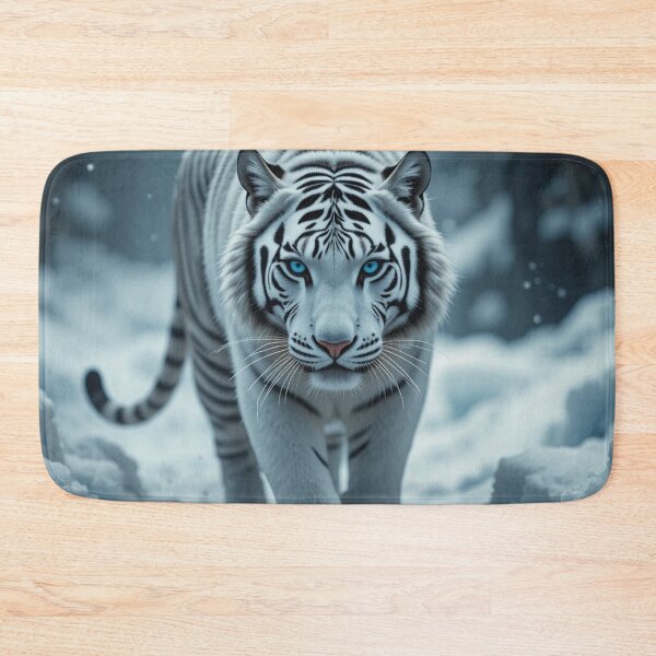 Item preview,  majestic white tiger with striking blue eyes  designed and sold by InezPhotography.