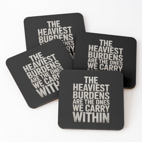 Item preview, The Heaviest Burdens Are The Ones We Carry Within - This gift is perfect for those facing emotional struggles who appreciate deep and inspiring messages. designed and sold by ZyziowskyArt.