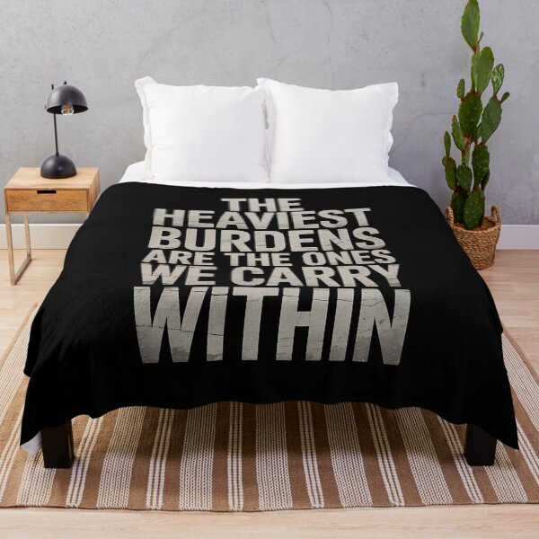 Item preview, The Heaviest Burdens Are The Ones We Carry Within - This gift is perfect for those facing emotional struggles who appreciate deep and inspiring messages. designed and sold by ZyziowskyArt.